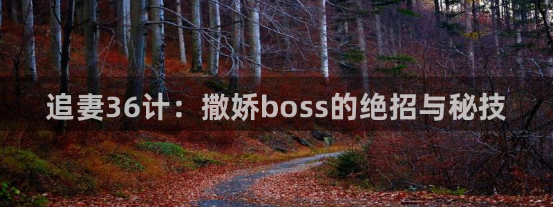 虫虫漫画免费下拉式快看漫画：追妻36计：撒娇boss的绝招与秘技